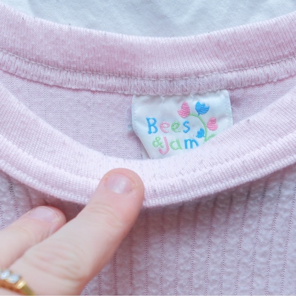 Bees and Jam Vintage Girls Soft Pink Nightie with Teddy Bear Logo - size 14 - Picture 2 of 7